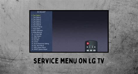 lg smart card service disable|lg tv service menu.